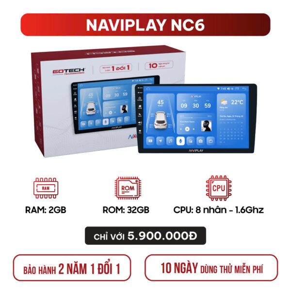 Màn hình Android Naviplay NC6