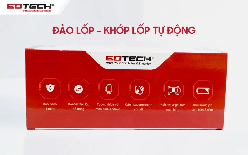 Tính năng tự động khớp lốp sau khi đảo lốp không cần tháo cảm biến